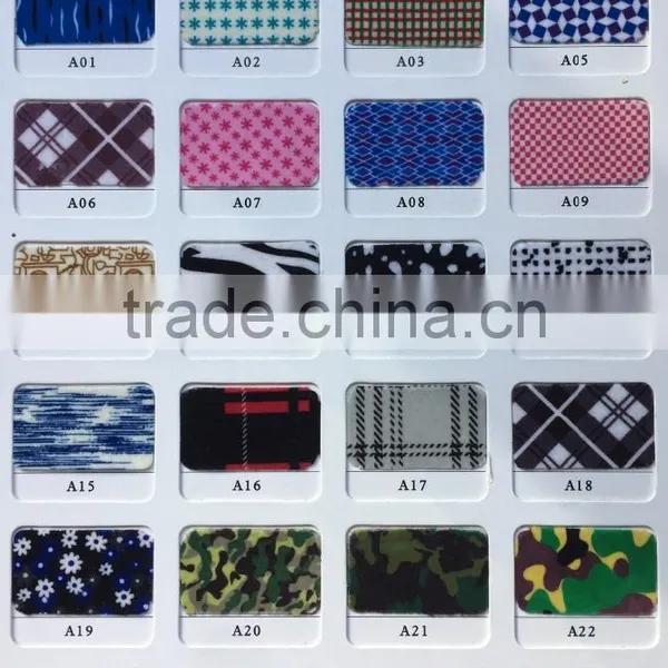 Heat Transfer Printing Flock Material Color Swatch