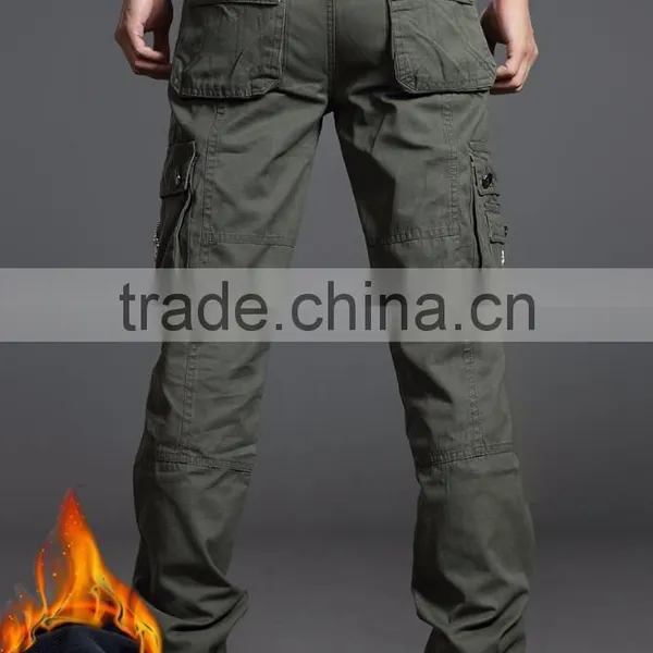 2016 Customized Manufacture Fashionable Wholesale Men's Casual Pants Plain Color Loose Sport Outdoor Trousers for Men photo-3
