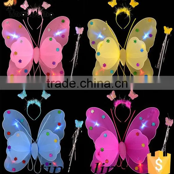 New Fashion Girls Fairy Wings Butterfly Shape LED Wings for Party Decorations Gifts for Gift Items photo-2