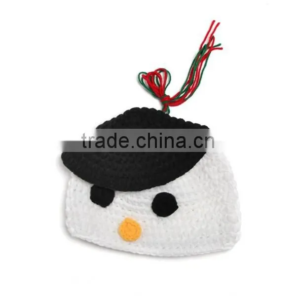 Funny Child Hat Baby Snowman Crochet Hat Wholesale photo-3