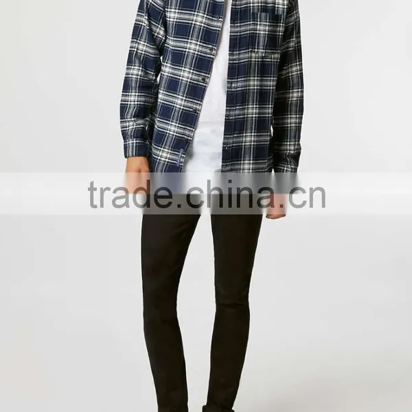 2016 Oxford Check Men Shirt Wholesale in China photo-3