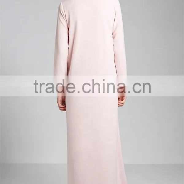 Women Plain With Pocket Cheap Fleece Pajamas photo-4