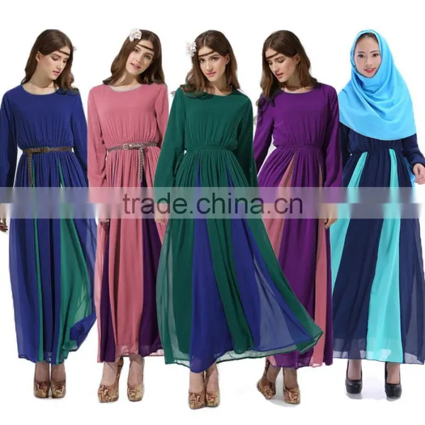 Hot Sales the Middle East Summer Women Muslim Long Dress