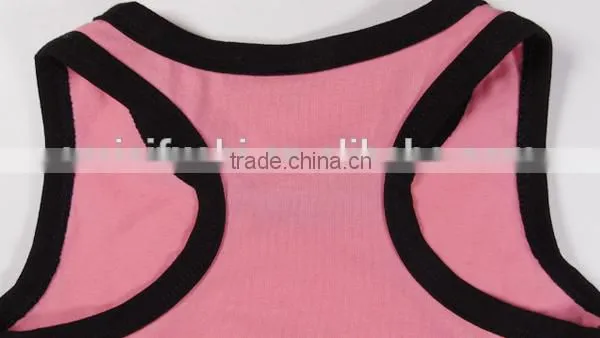 Cheap Child Vest Suits ,casual Baby Girl Kids Summer Camisole Clothing Sets photo-4