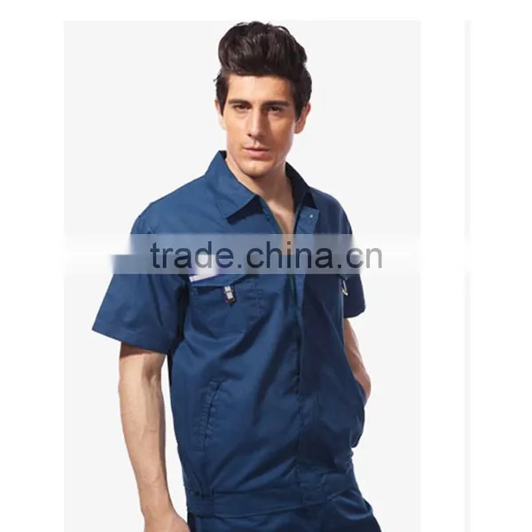 Unisex Heavy Duty Summer Short Sleeve Work Shirt and Pants photo-2
