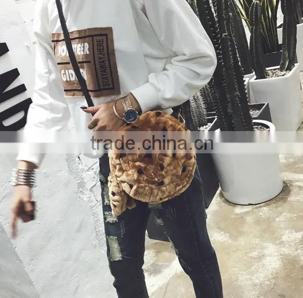 New Fashion Winter Cute Lady Imitation Gray Rabbit Fur Handbag photo-3
