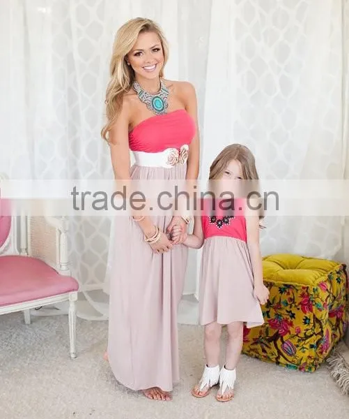 Mommy and me Maxi Dresses Cheap Long Woman Sexy Dress