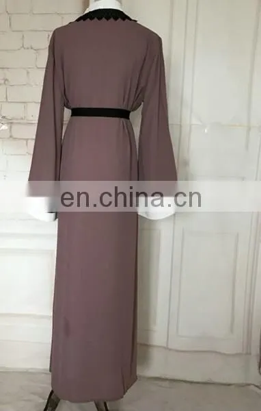 Islamic Clothing Turkish Long Sleeve Islamic Fashion Long Dress Women's Clothing(Mu052004) photo-3