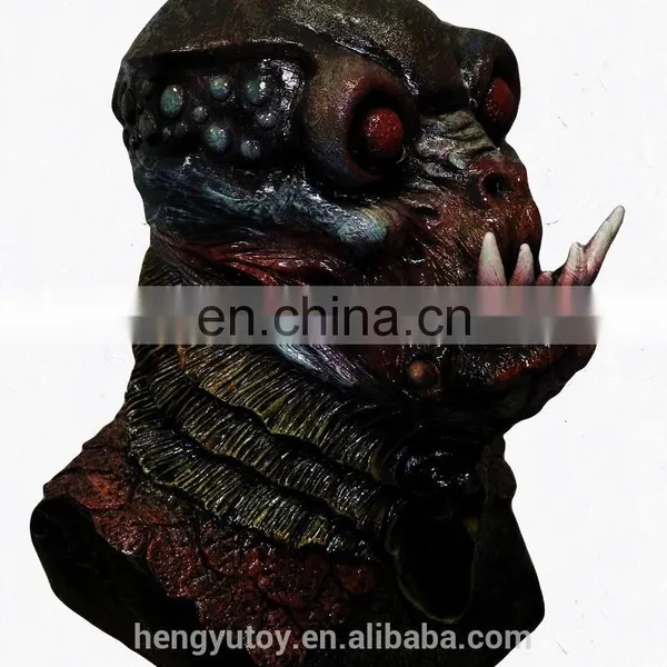 Scary Vampire Halloween 2 Movie Theme Mask Horror Latex Zombies Costumes photo-3