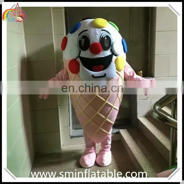 Promotion Delicious Ice Cream Costume, Plush Cartoon Fancy Dress, Advertising Ice Cream Costume for Adult photo-2