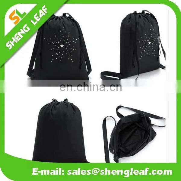 Graceful Drawstring Bags for Sale Black Backpack With Good Quality photo-2