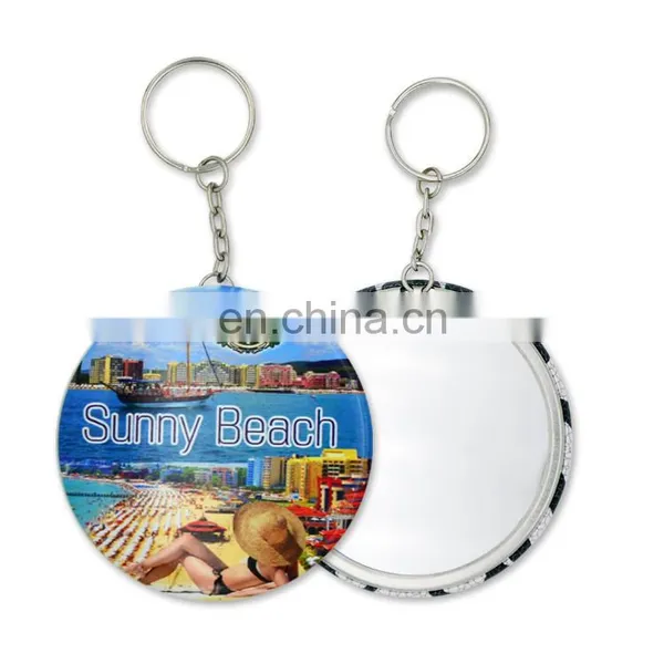 Custom Logo Printed Promotional Keychain Mirror photo-5