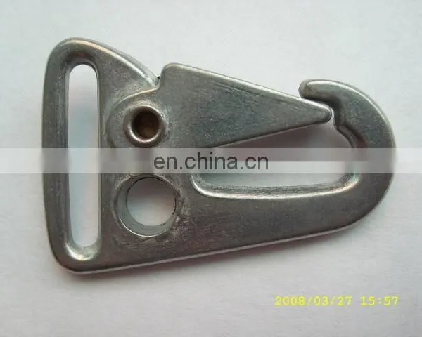 Round and Flat Shape Silver Metal Hook Buckle ,metal Dog Snap Hook photo-5