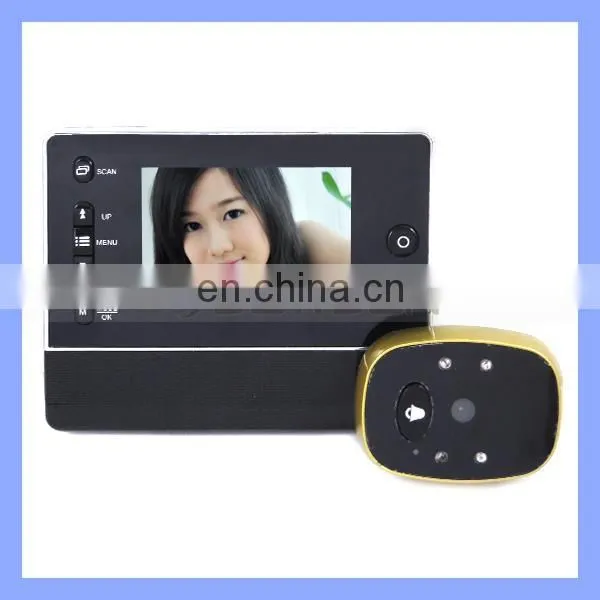 3 Inch LCD Digital Door Peephole Viewer 120 Degrees Camera Photo With Doorbell photo-5