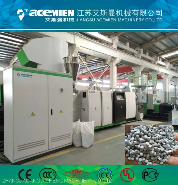 Plastic PP PE Recycling Granules Machine photo-2