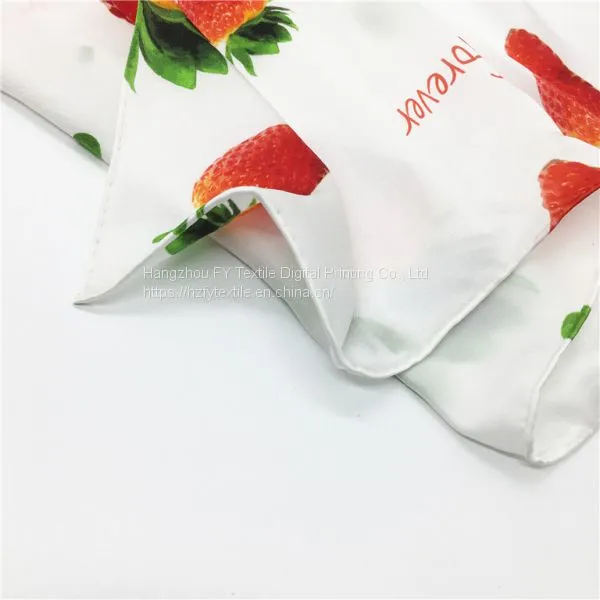Factory Direct Custom Digital Print Silk Scarf No Minimum photo-5
