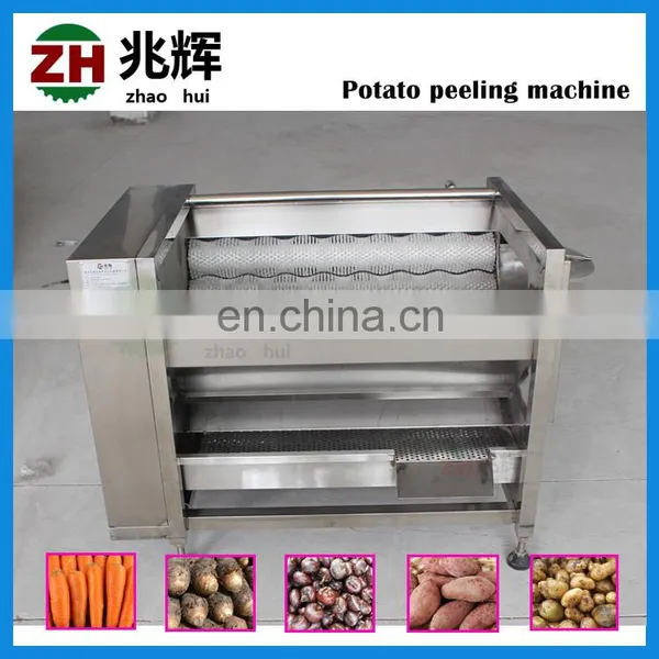 Industrial Small Root Vegetable Ginger Peeler Sweet Potato Baby Carrot Peeling and Washing Machine photo-4