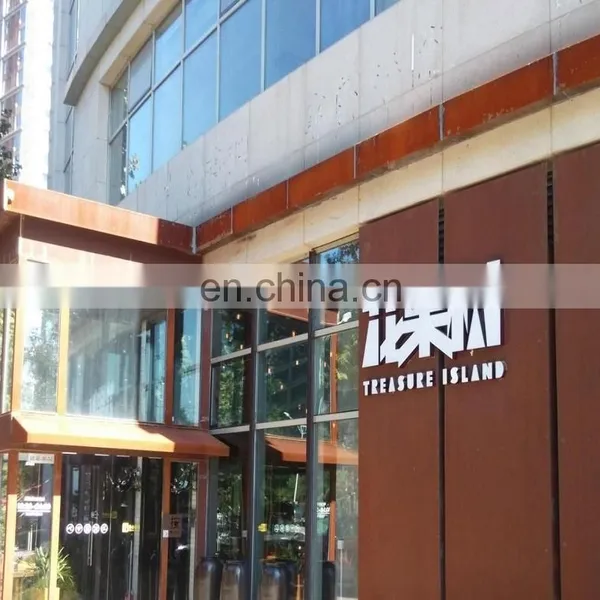 Metal Wall Cladding! Corten Steel Wall Panel ASTM A606 for Building Facade photo-6