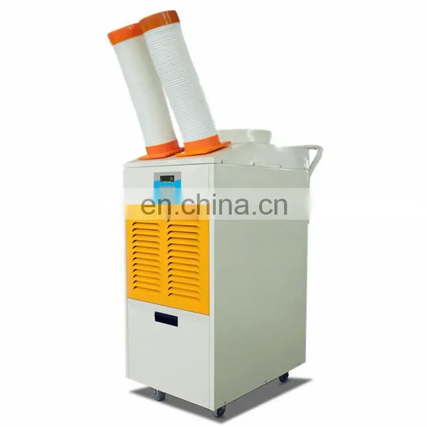 Mobile compressor cooling fan portable air conditioner