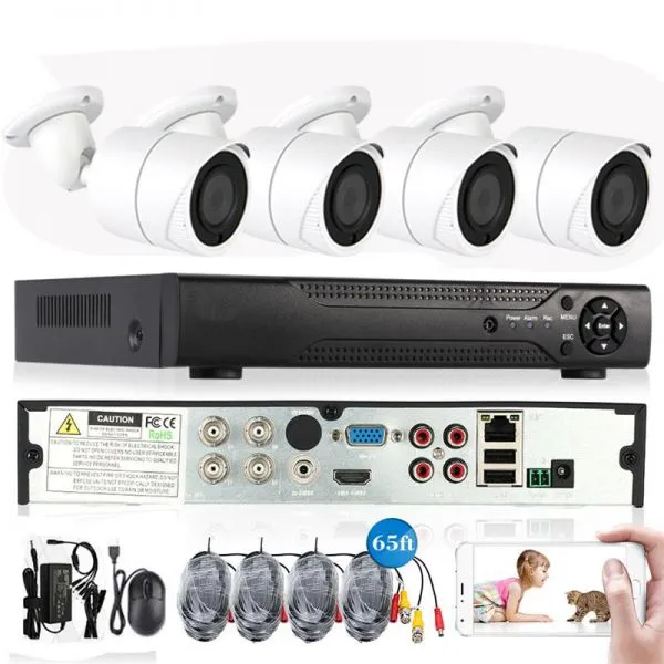 Motion Alert 4K Night Vision 8CH CCTV DVR Kit 8PCS IR Bullet Camera 8MP DVR photo-3