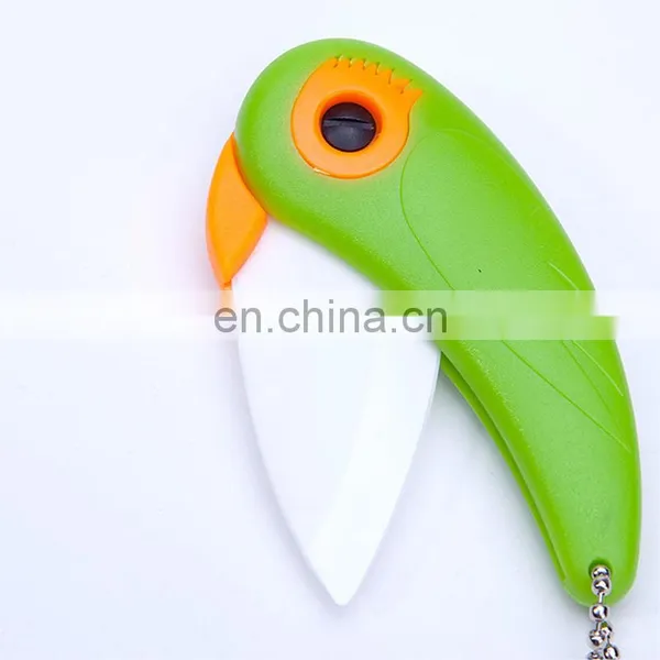 Wholesale Bird Shaped Creative Kitchen Gadgets Bird Kitchen Ceramic Knife Food Fruit Vegetable Gadgets photo-4