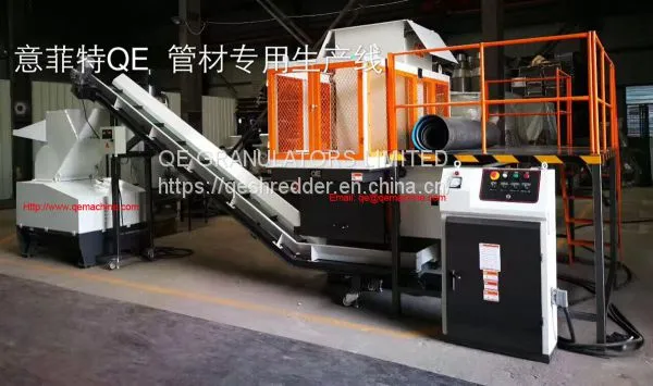 Quiet Efficient Crusher for Plastic and Rubber Product QSS40150 Single Shaft Shredder photo-3