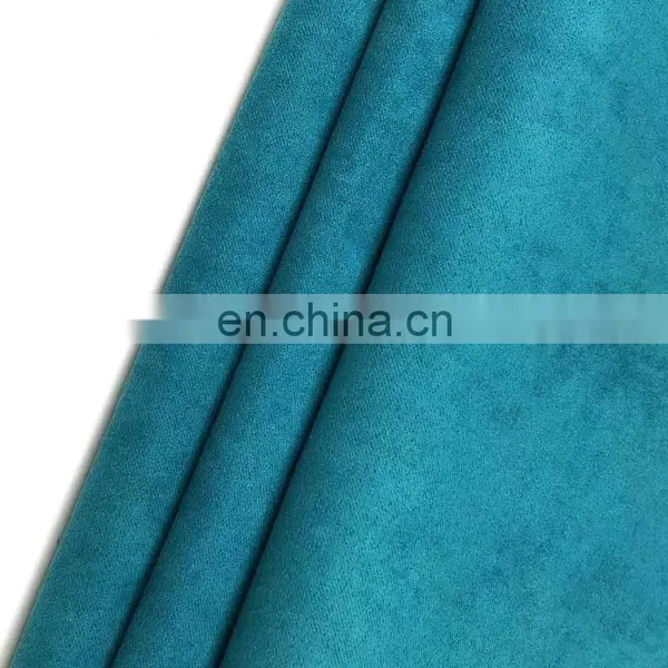 High Quality 75d*225d 100% Polyester Suede Fabric for Sofa