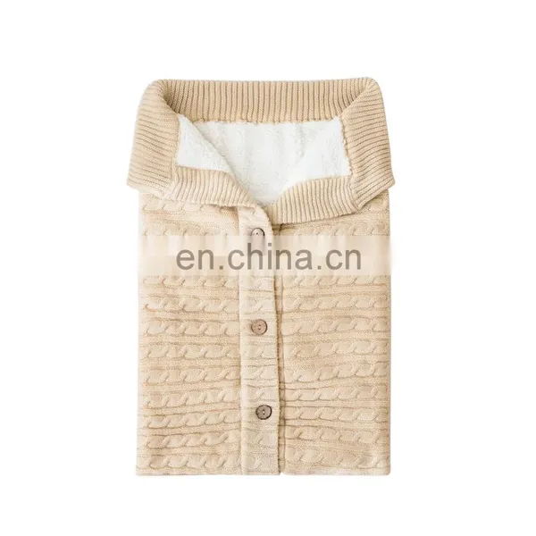 Wholesale Luxury Acrylic Knitted Kids Baby Children Super Soft Blanket Throw For Sofa Chair photo-3