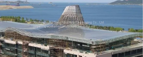 Weihai Civic Cultural Centre Pipe Truss Structure Project photo-5