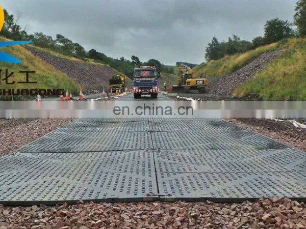 Non-slip HDPE Ground Protection Plastic Floor Mats for Large Vehicles photo-3