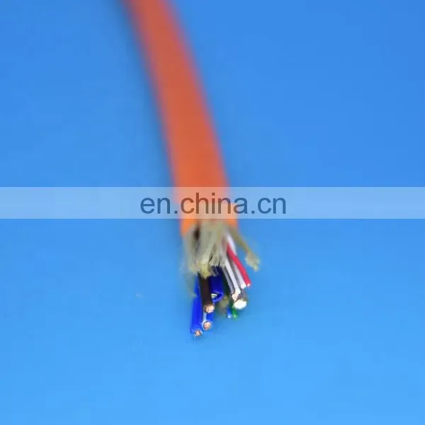 Kevlar Braid Robot Cable 8 Core Fiber Optic Coaxial Cable photo-3