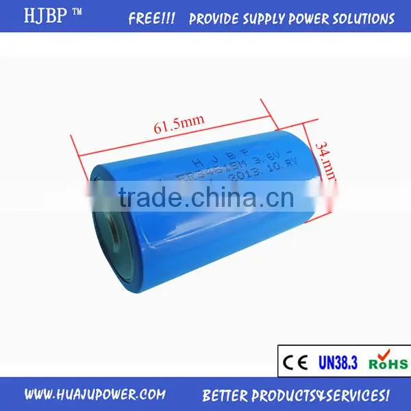 China Factory Wholesale HJBP CE|ROHS|UN38.3 LiSOCl2 3.6V ER14250 1200MAH Lithium Battery for Energy Meter photo-6