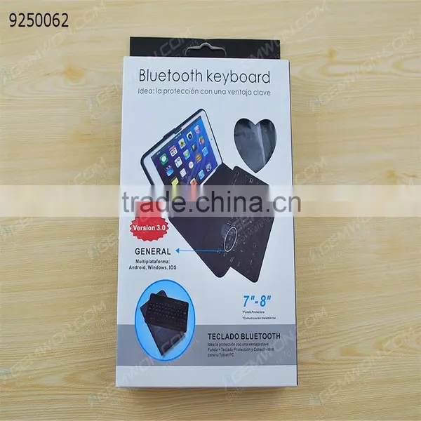Bluetooth 3.0 Keyboard for 7"-8" Tablet pc ,Product Support Triple Systems: IOS, Androld, for Windows,black photo-6