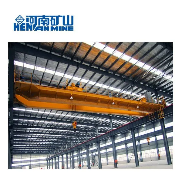 32ton 50ton QD Model Heavy Duty Electric Top Running Double Girder Overhead Travelling Crane With Hook