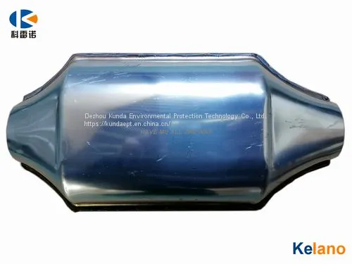 Universal Oval Catalytic Converter With Ceramic HoneycombFilter Kunda Kelano