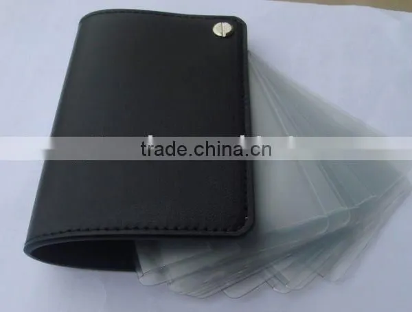 PVC Name Card Holder With Sleeves