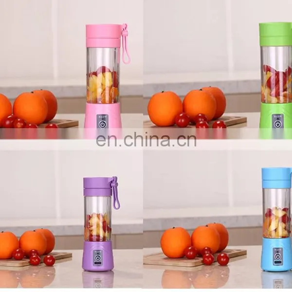 Rechargeable Portable Automatic Battery Handheld USB Fruit Vegetables Smoothie Cup Mini Juicer Food Blender photo-5