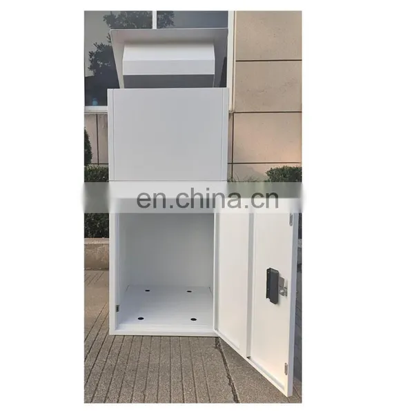 Galvanized Steel Power Coating Free Standing Parcel Drop Box Standing Mail Box photo-2