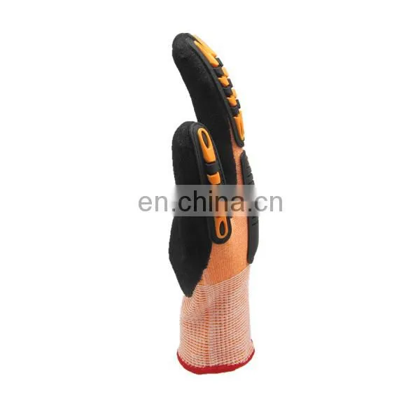 TPR Anti Impact Nitrile Safety Cut Resistant Hand Non-slip Industrial Work Gloves photo-4