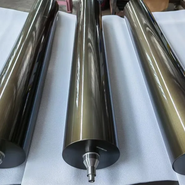 Hard Anodized Aluminum Guide Roller With Web Guide Control System photo-2