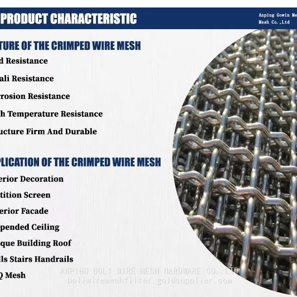 Quality Stainless Steel Mesh Screen for Making Mesh Fitler/Stainless 304 Wire Mesh ,crimped Mesh Screen Netting photo-5