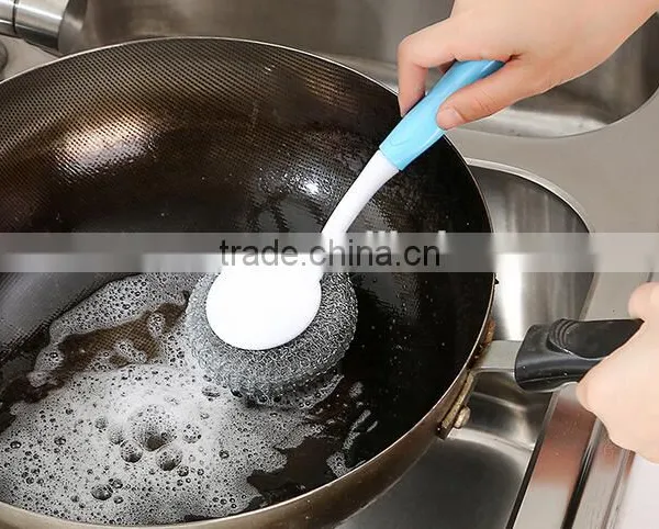 Best Quality Stainless Steel Scourer/steel Wire Ball/steel Scouring Pad for Cleaning photo-2