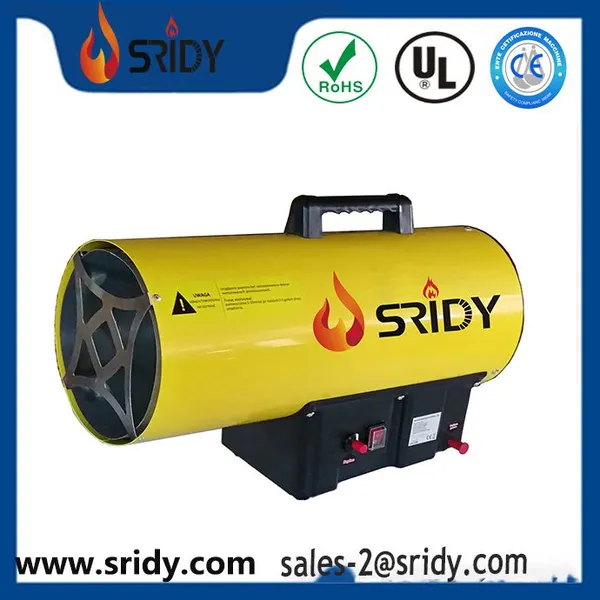 (GH-30M)Fast Heating Propane Gas Stainless Steel 20KW Cut off Protection Air Forced Heater Industrial Cannon Heater