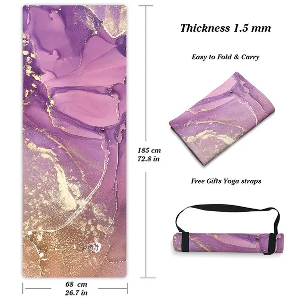 Environmental Friendly Yoga Mats With Logo Natural Rubber Yoga Mat photo-5