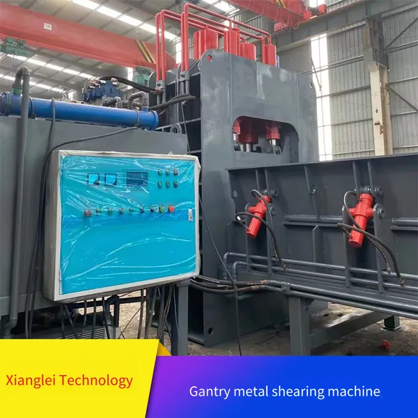 I-beam, Channel Steel, Steel Pressing Block, Gantry Metal Shearing Machine. Xianglei Technology Remote Control Operated Y-180 Gantry Metal Shearing Machine photo-3