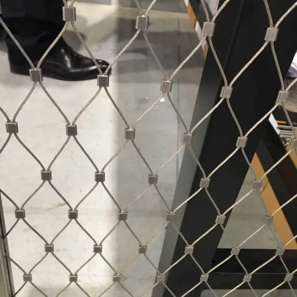 High Strength Stainless Steel Wire Rope Mesh for Architectural Facade and Animal Enclosure photo-2