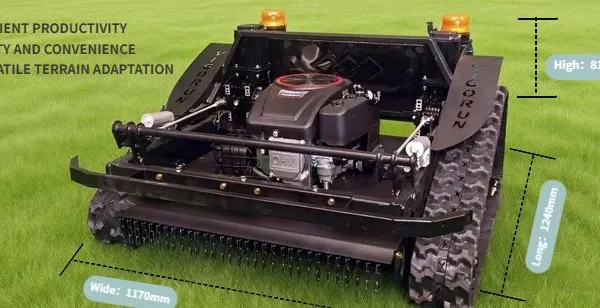 Vigorun VTLM800 Mower With 200m 60° Remote Control Self-Locking Slope Mower for Dangerous Embankment photo-3