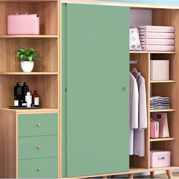 High-quality Solid Textured PVC Furniture Films Self-Adhesive Interior Modern Design Decorative Film photo-5