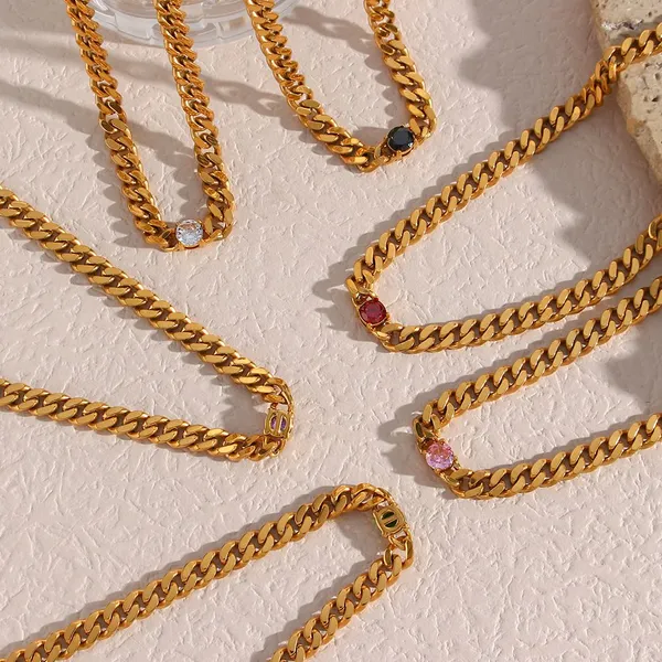 Stainless Steel Jewelry Necklace Supplier Low MOQ DHL FedEx Shipping Reliable Quality photo-5