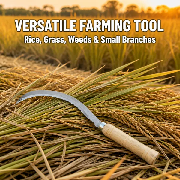 Small Sickle Hand Garden Tool Mini Curved Blade For Weeding Vegetable Herb Greenhouse Farming Gardening Daily Work Use Outdoors photo-3